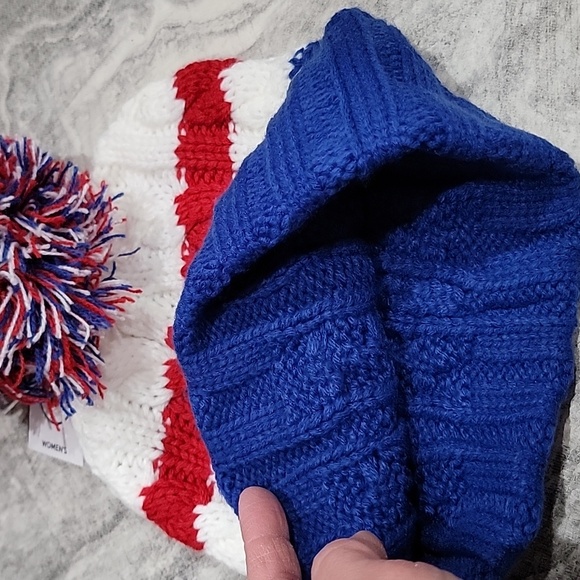 NWT Women's NY Giants Pom Hat - Picture 2 of 5